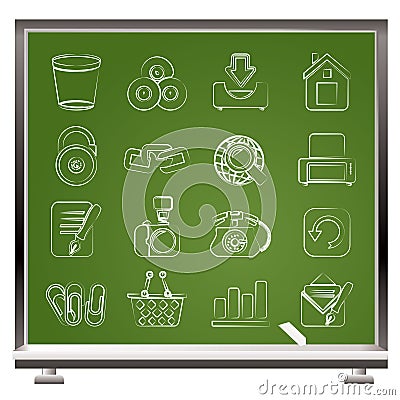 Website and internet icons Vector Illustration