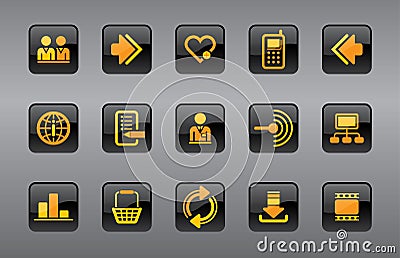 Website & Internet icons Vector Illustration