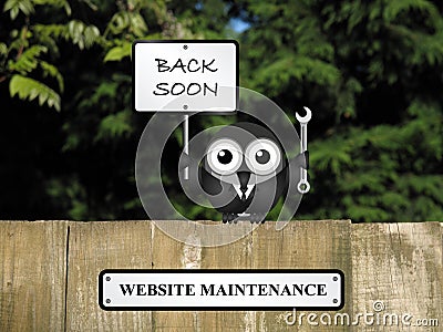 Website Maintenance Stock Photo