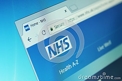 National Health Service , NHS Editorial Stock Photo