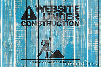 Website under construction Stock Photo