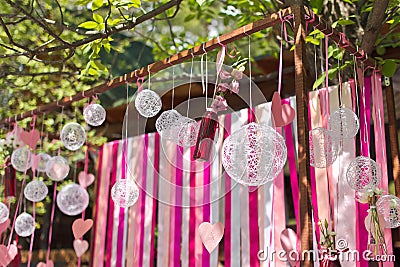 Wedding arch Stock Photo