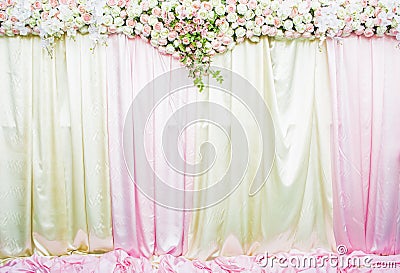 Wedding backdrop Stock Photo