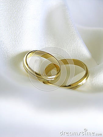 Wedding bands Stock Photo