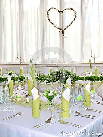 Wedding banquet Stock Photo