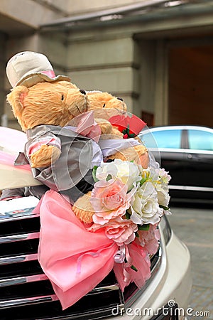 Wedding bears Stock Photo