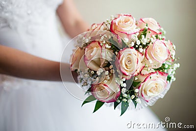 Wedding bouquet of the bride Stock Photo