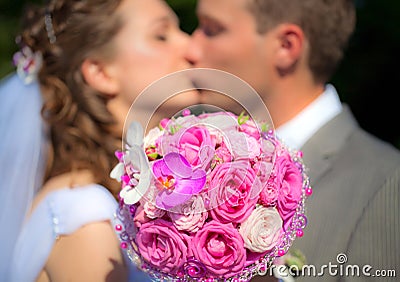 The Wedding Bouquet Stock Photo