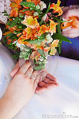 Wedding bouquet Stock Photo