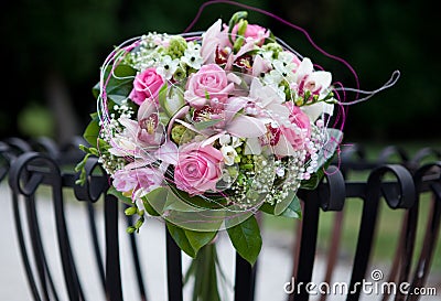 Wedding bunch of flowers Stock Photo