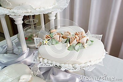 Wedding cake. Stock Photo