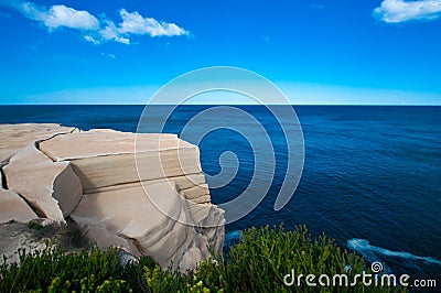 Wedding cake rock feature Stock Photo