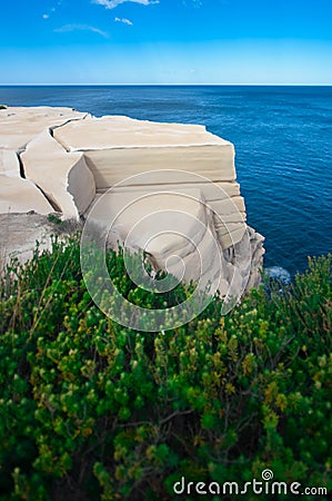 Wedding cake rock feature Stock Photo