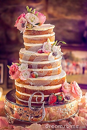 Wedding Cake Stock Photo