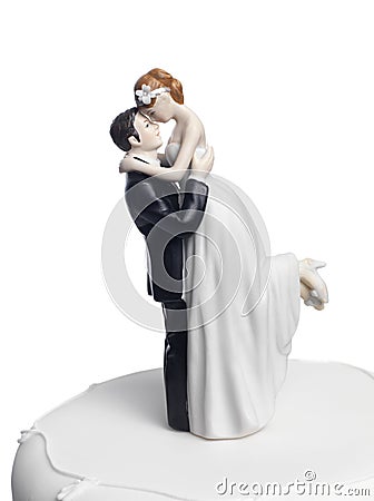Wedding cake topper Stock Photo