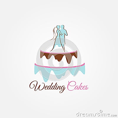 Wedding Cakes Logo Sign Symbol Icon Stock Photo