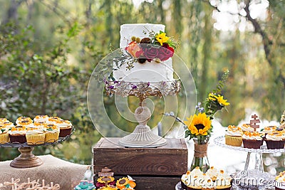 Wedding cakes Stock Photo