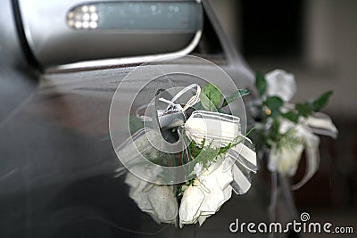 Wedding car Stock Photo