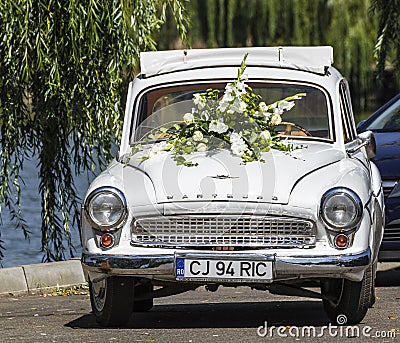 Wedding car Editorial Stock Photo
