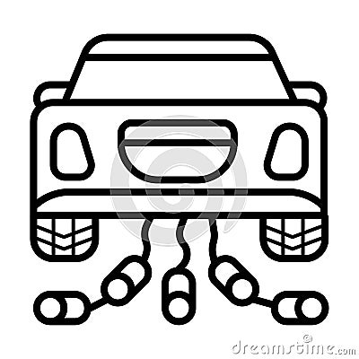 Wedding car icon Vector Illustration