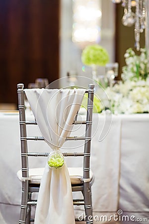Wedding chair Stock Photo