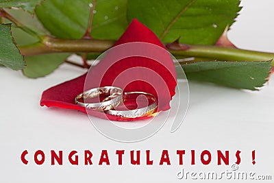 Wedding congratulations