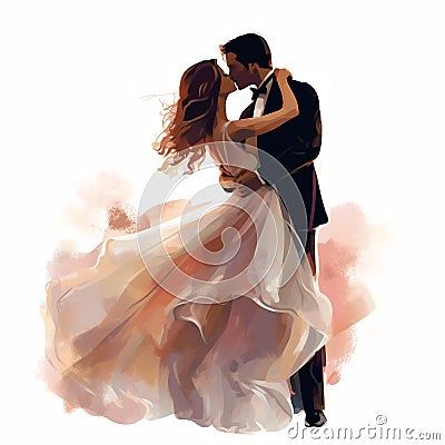 wedding couple groom and bride. Stock Photo