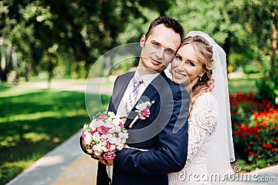 Wedding couple Stock Photo