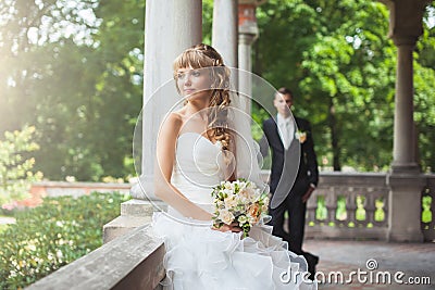 Wedding couple Stock Photo