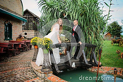 Wedding couple Stock Photo