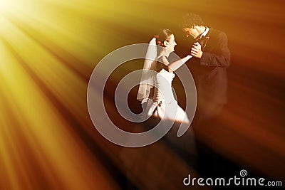 Wedding dance Stock Photo