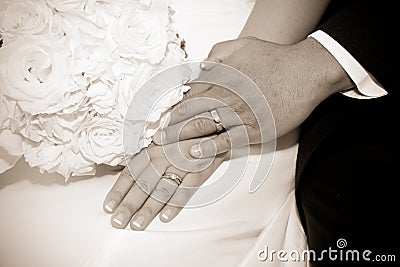 Wedding Day Love Stock Photo