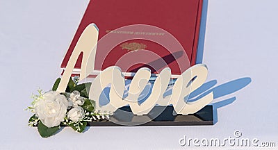 Wedding detail photos are an integral and important part of a Weddings Editorial Stock Photo