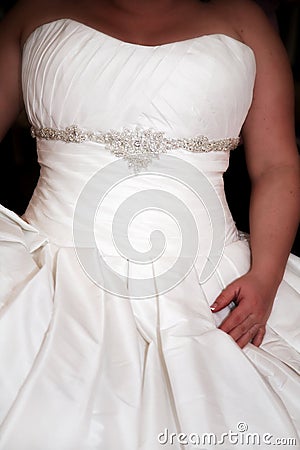 Wedding Dress Stock Photo