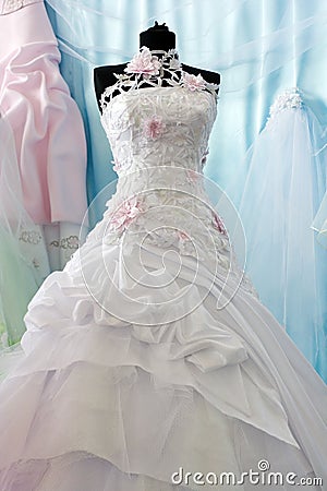 Wedding dress Stock Photo
