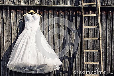 Wedding dress Stock Photo