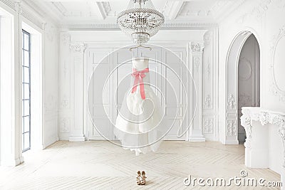 Wedding dress Stock Photo