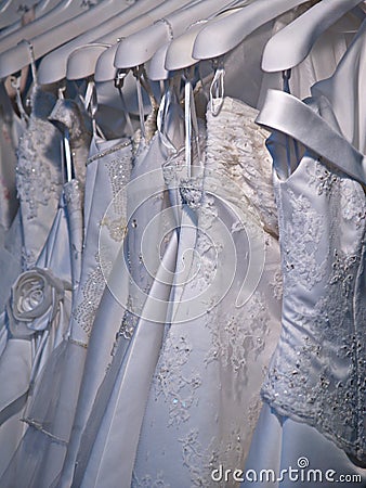 Wedding dresses Stock Photo