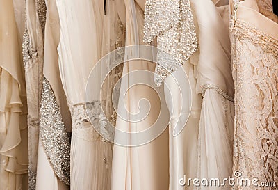 Wedding dresses Stock Photo