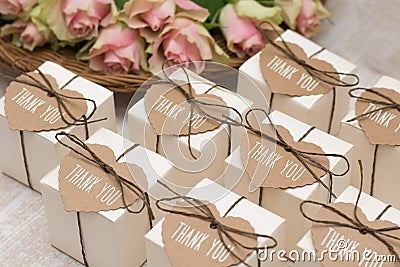 Wedding favors Stock Photo