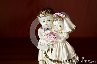 Wedding figurine Stock Photo