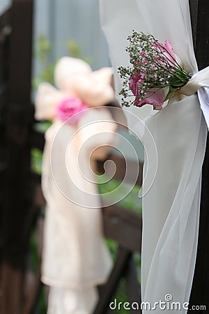 Wedding flower decoration Stock Photo