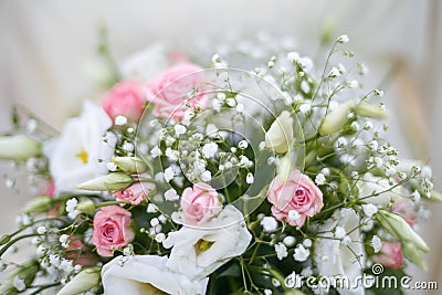 wedding flowers fragment Stock Photo