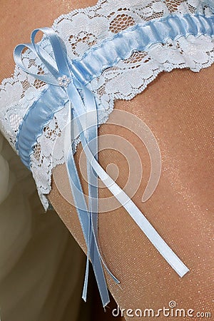 Wedding garter Stock Photo