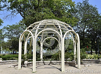 Wedding Gazebo Editorial Stock Photo