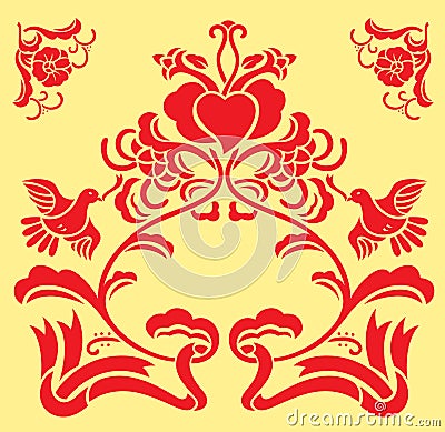 Wedding graphic element Vector Illustration