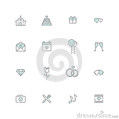 Wedding icon Vector Illustration