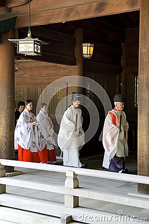 Wedding in Japan Editorial Stock Photo