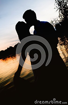 Wedding Kiss Stock Photo