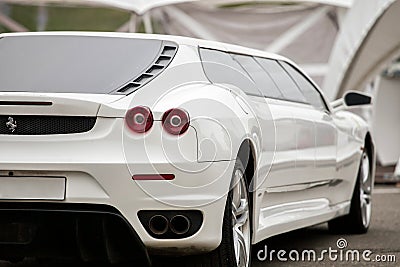 Wedding limousine Editorial Stock Photo